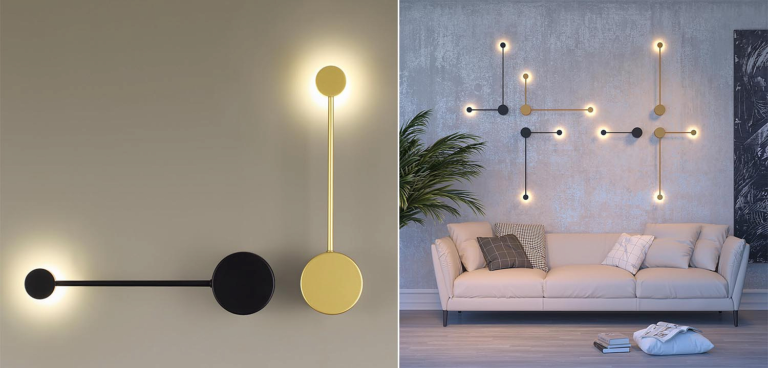 Бра Pin Wall Light Gold 40 Бра Pin Wall Light Gold 40 - Loft-Concept в Твери