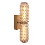 Бра с факутрным стеклянным плафоном Шампань Sonora варинант исполнения - 1 | Loft Concept в Твери