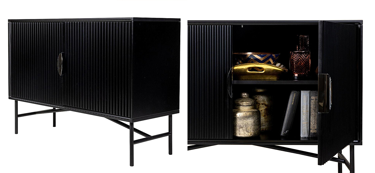 Комод Antique Order Черный 110 см Комод Antique Order Черный 110 см - Loft-Concept в Твери
