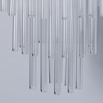 Бра с круглым основанием и длинными прозрачныи стеклянными трубками Nembus варинант исполнения - 7 | Loft Concept в Твери