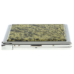 Портсигар на 10 сигарет с газовой зажигалкой из натурального камня Змеевик Светлый Stone Cigarettes Cases варинант исполнения - 5 | Loft Concept в Твери