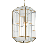 Подвесной светильник с рельефным стеклом Embossed Glass варинант исполнения - 2 | Loft Concept в Твери