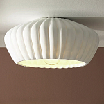 Потолочный светильник керамический Ceramic Embossed Lamp варинант исполнения - 2 | Loft Concept в Твери