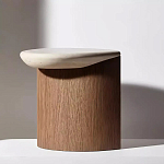 Дизайнерский журнальный стол полукруглой формы Pokun варинант исполнения - 2 | Loft Concept в Твери