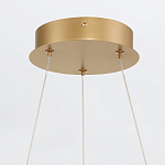 Люстра золотого цвета с 2-мя светодиодными кольцами Eurofase варинант исполнения - 4 | Loft Concept в Твери