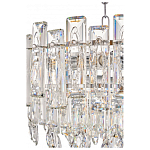 Круглая люстра с хрустальными подвесками на серебряном каркасе Gorgeous Crystal Light варинант исполнения - 11 | Loft Concept в Твери