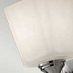 Бра для ванных комнат с белым матовым плафоном квадратной формы на основании цвета хром Feiss варинант исполнения - 5 | Loft Concept в Твери