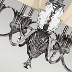 Люстра с 7-ю кремовыми текстильными абажурами Hinkley варинант исполнения - 6 | Loft Concept в Твери