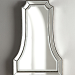 Зеркало в серебристой фигурной раме Silver Reflection варинант исполнения - 3 | Loft Concept в Твери