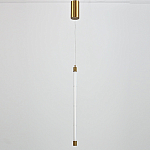 Подвесной светильник в форме цилиндра Trumpet Tube Brass варинант исполнения - 6 | Loft Concept в Твери