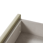 Консоль прямоугольная на золотом каркасе с 2-мя ящиками Warwick варинант исполнения - 1 | Loft Concept в Твери