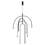 Люстра подвесная с дугообразными изогнутыми элементами Luke Lampco Tracer Lamp варинант исполнения - 2 | Loft Concept в Твери