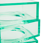 Стол журнальный в форме кубов Acrylic Furniture Lumina Mint Breeze варинант исполнения - 3 | Loft Concept в Твери