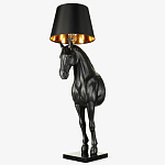 Horse Statue Floor Lamp Большой светильник Черная Лошадь варинант исполнения - 6 | Loft Concept в Твери