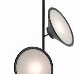 Торшер черный с 2-мя большими лампами Black Diffusers варинант исполнения - 1 | Loft Concept в Твери