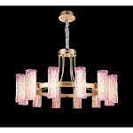 Люстра круглая с текстурными цилиндрическими плафонами Glimpse варинант исполнения - 4 | Loft Concept в Твери