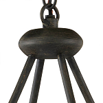 Люстра круглая с литыми стеклянными дисками Olympe Glass Chandelier варинант исполнения - 3 | Loft Concept в Твери