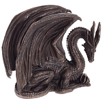 Декоративная статуэтка Дракон Dark Bronze Winged Dragon Statuette варинант исполнения - 1 | Loft Concept в Твери