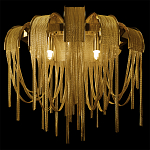 Бра с металиическими цепочками и дугообразными элементами Atlantis Chain варинант исполнения - 8 | Loft Concept в Твери