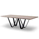 Стол обеденный на изогнутых ножках Consonance варинант исполнения - 1 | Loft Concept в Твери