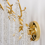 Бра золотого цвета с ветвями и хрустальными подвесками FAIRYTREE Light варинант исполнения - 7 | Loft Concept в Твери