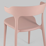 Пыльно-розовый стул из прочного PP-пластика JORIS варинант исполнения - 6 | Loft Concept в Твери