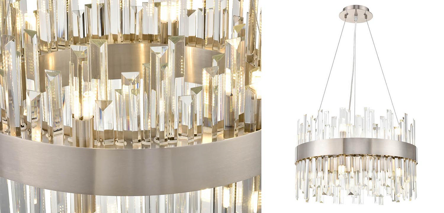 Люстра Cramer Chandelier 50 satin nickel Люстра Cramer Chandelier 50 satin nickel - Loft-Concept в Твери