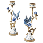 Подсвечник Candleholder Birds Atlanta Set 2 Pcs варинант исполнения - 1 | Loft Concept в Твери