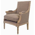Кресло William Classical Armchair brown flax варинант исполнения - 3 | Loft Concept в Твери
