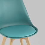 Стул с основой из пластика и мягким сиденьем Arvika Azure варинант исполнения - 7 | Loft Concept в Твери