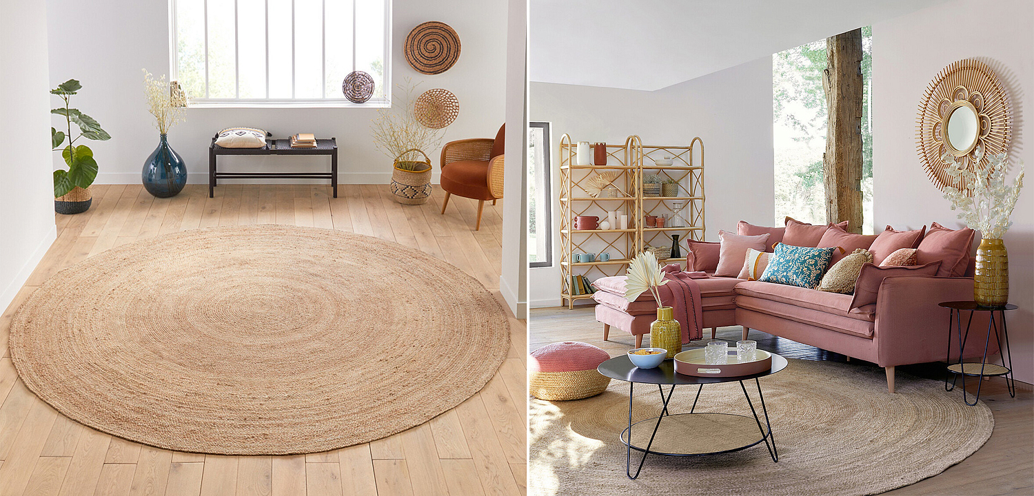 Ковер Round Carpet 100% джут Ковер Round Carpet 100% джут - Loft-Concept в Твери