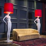 Лампа MANNEQUIN LAMP с абажуром созерцание силуэта варинант исполнения - 2 | Loft Concept в Твери