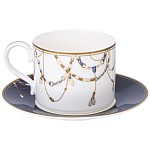 Чайный набор из фарфора с изображением лошадей на 6 персон 12 предметов Porcelain Horse Set   варинант исполнения - 2 | Loft Concept в Твери