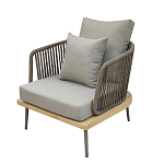 Кресло уличное серое Street Comfort  варинант исполнения - 1 | Loft Concept в Твери