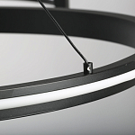 Люстра подвесная светодиодная в виде волнообразной ленты Ribbon Vortex варинант исполнения - 9 | Loft Concept в Твери