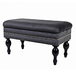 Мягкая банкетка с зоной для хранения Casket Dark Grey варинант исполнения - 2 | Loft Concept в Твери