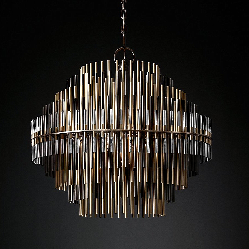 Люстра Restoration Hardware Emile Chandelier Латунь Античная полированная Прозрачный Оловянный Темная бронза Люстра Restoration Hardware Emile Chandelier Латунь Античная полированная Прозрачный Оловянный Темная бронза в Твери | Loft Concept