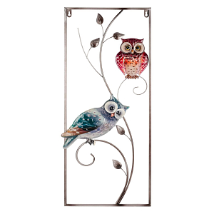 Аксессуар настенный из металла Blank Space Owls