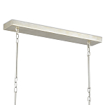 Люстра серебряная из пересекающихся прямоугольных элементов Intersecting Rectangles варинант исполнения - 3 | Loft Concept в Твери