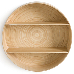 Полка настенная из бамбука Zenara варинант исполнения - 1 | Loft Concept в Твери