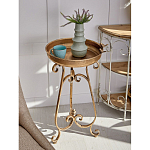 Столик приставной на фигурном подножии Magnificent Century варинант исполнения - 5 | Loft Concept в Твери