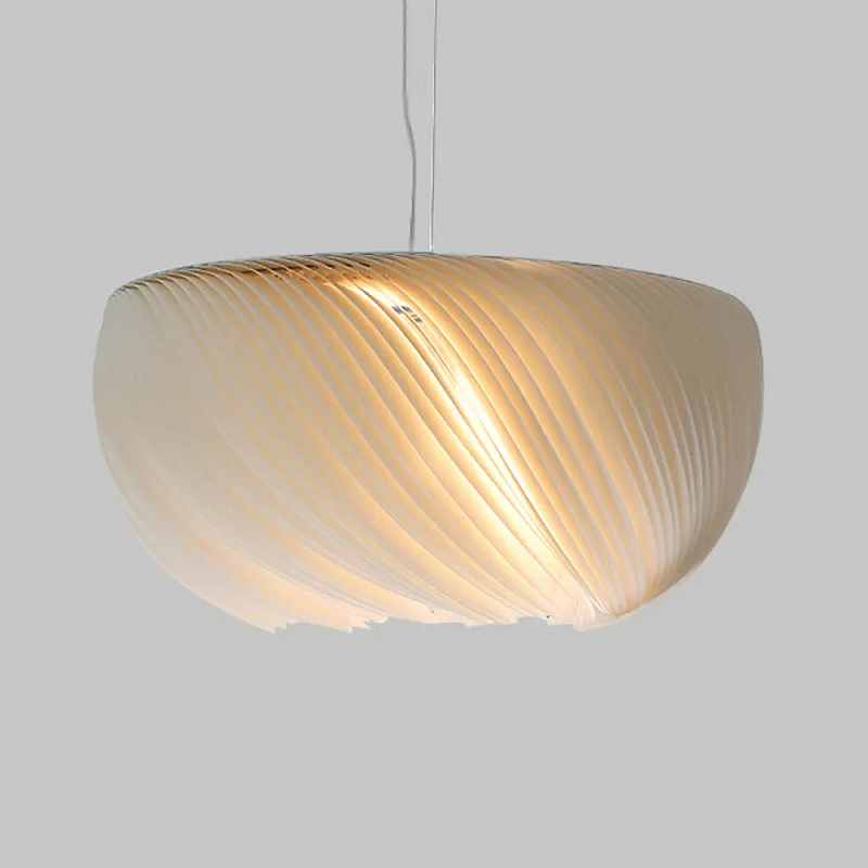 Подвесной светильник с белыми изящными декоративными лепестками Volumetric Petal Lamp Белый в Твери | Loft Concept 