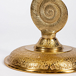 Кофейный стол из металла с круглой столешницей Table Gold Metal варинант исполнения - 3 | Loft Concept в Твери