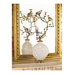 Подсвечник с декором из птиц на ветвях Birds of Paradise варинант исполнения - 4 | Loft Concept в Твери