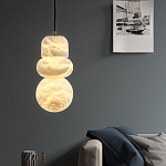 Подвесной светильник с фигурными плафонами Stone Triad варинант исполнения - 3 | Loft Concept в Твери