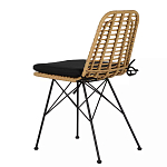 Стул с ротанговым плетением Wicker Stool без подлокотников варинант исполнения - 3 | Loft Concept в Твери