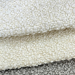 Мебельная ткань белый молочный Букле 142 см 1001 варинант исполнения - 1 | Loft Concept в Твери