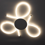 Люстра белого цвета с тремя изогнутыми светодиоидными плафонами Luke Lampco Tracer Lamp варинант исполнения - 2 | Loft Concept в Твери