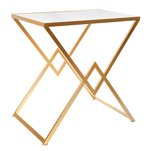 Приставной стол Marble Countertop Table белый мрамор