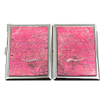 Портсигар с газовой зажигалкой из натурального камня Родонит Stone Cigarettes Cases варинант исполнения - 7 | Loft Concept в Твери